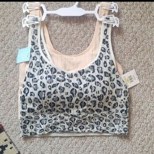 LA LA Intimates‎ Leopard Print 2PK Bra